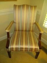 Vintage Chippendale Mahogany Armchair