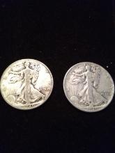 (2) 1940 Walking Liberty Half Dollar (x 2)