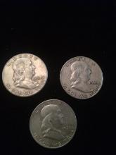(2) 1960 Franklin Half Dollar (x2)
