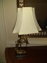 Decorative Brass Parrot Lamp