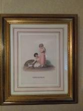 Framed and Matted Print, Tenderness