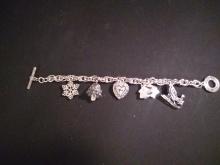 Christmas Theme Charm Bracelet