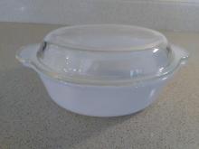 Fire King Oval Casserole with Lid