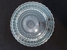 Glass Footed Cake Plate