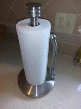 Brushed Nickel Paper Towel Holder