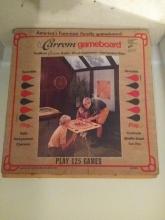 BL- Antique Carrom Game Board w/ Original Box