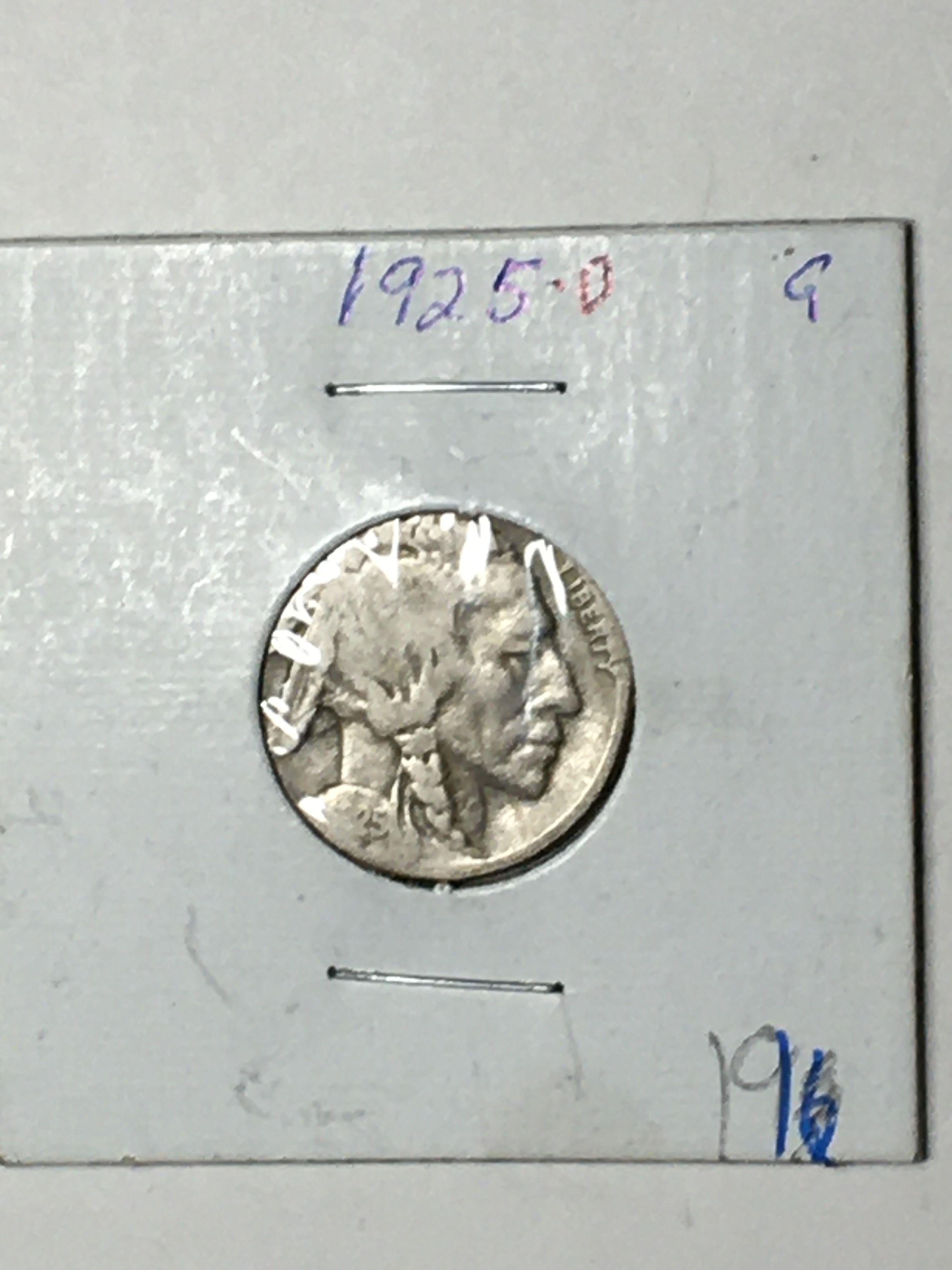 1925 D Buffalo Nickel