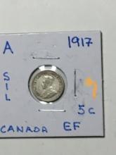 1917 Canadian 5 Cent