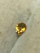 Sapphire Yellow Natural Untreated Pear Cut  Vs+ .185 Cts