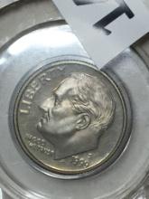 1999 P Roosevelt Dime In Protector 