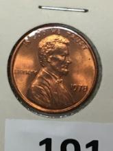 1978 P Lincoln Memorial Cent Coin 