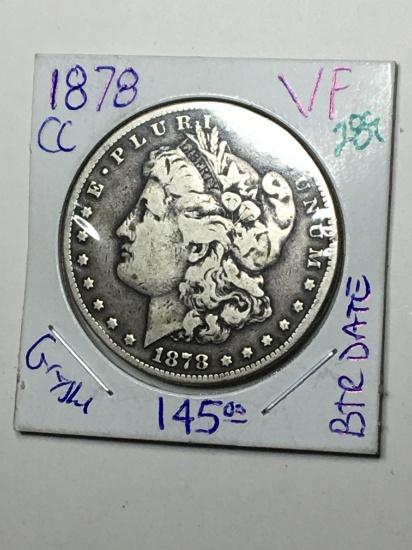MONTHLY HIGH GRADE AUCTION SILVER CENTS TO DOLLARS