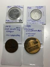 (4) Numismatic Medals