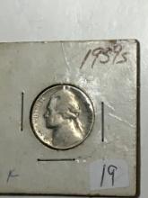 1939 S Jefferson Nickel 