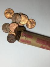 Mixed Roll Of 1970 S Copper Pennies 50 Coins Lincoln Cents Errors?