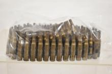 Ammo. 7.62 Linked Blanks. Approx. 100 Rds
