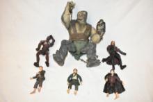 Five Lord of The Ring Hobbit Action Figures