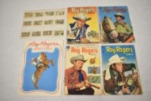 Four Dell Roy Rogers Comics,Trading Cards & Progrm