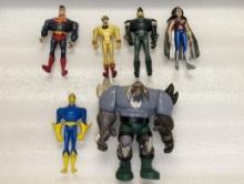 Six DC Comics Justice League Action Figures