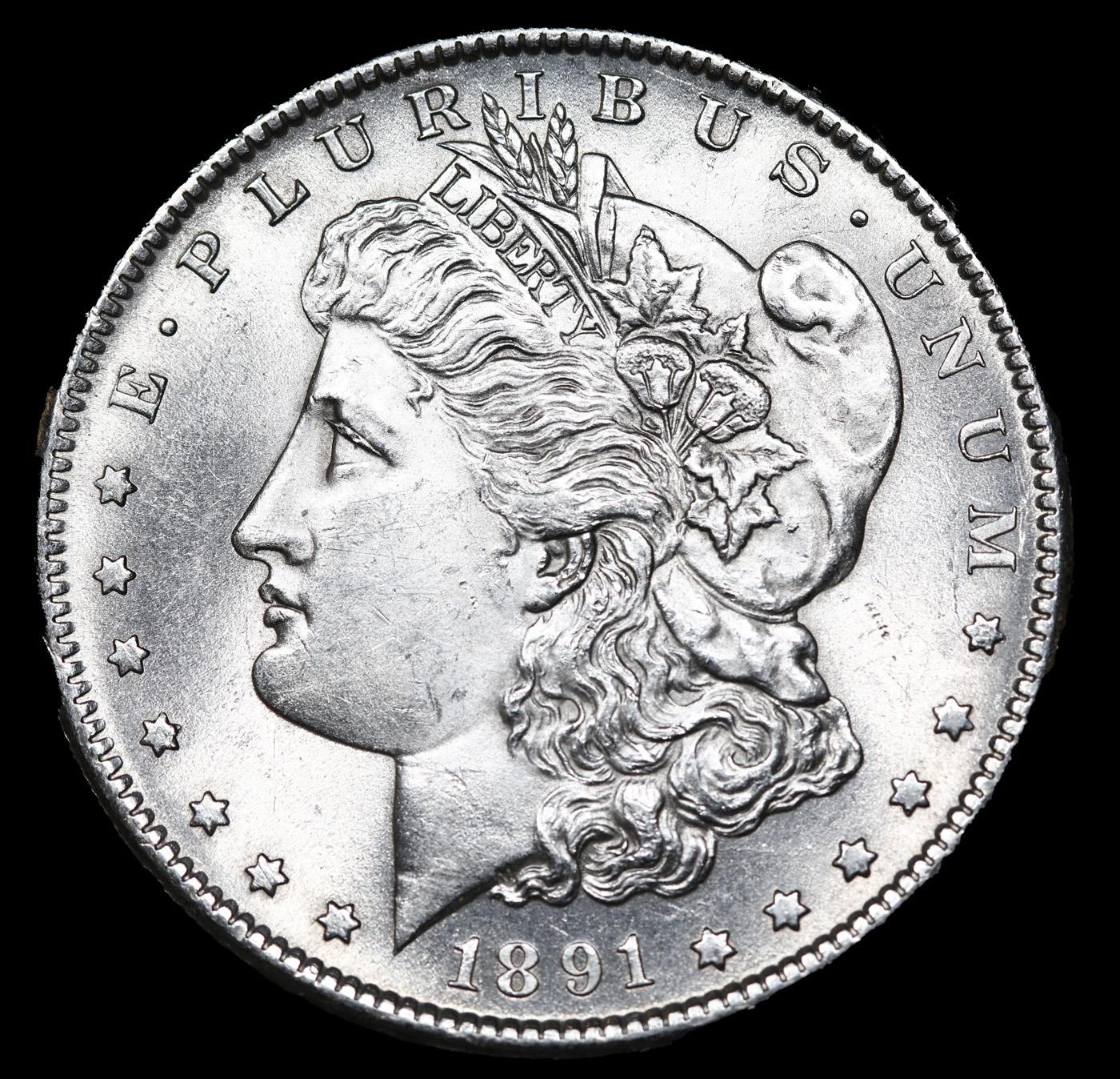 ***Auction Highlight*** 1891-s Morgan Dollar $1 Graded ms66 By SEGS (fc)
