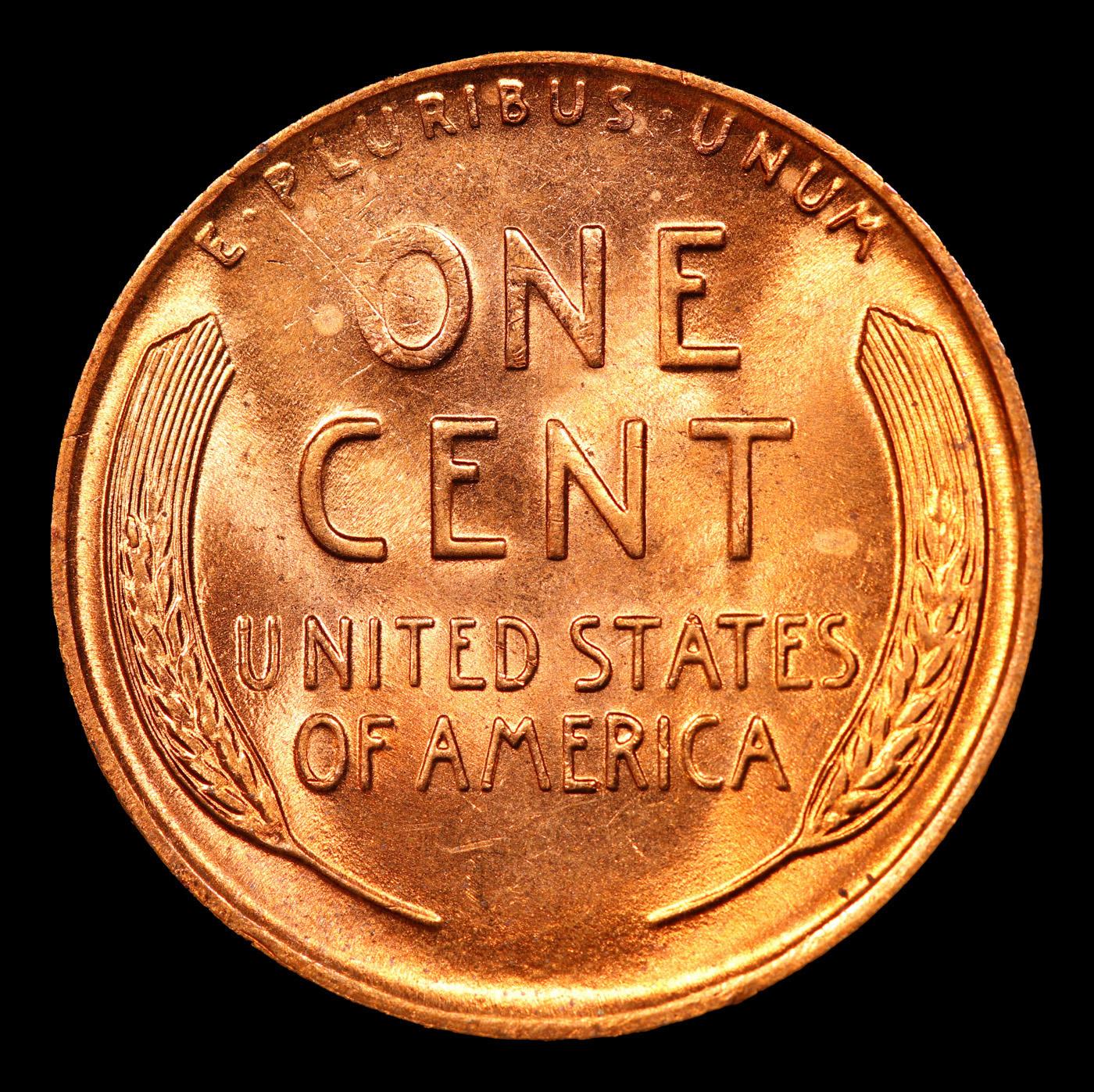 1953-d Lincoln Cent 1c Grades GEM+ Unc RD
