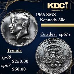 1966 SMS Kennedy Half Dollar 50c Grades sp67+