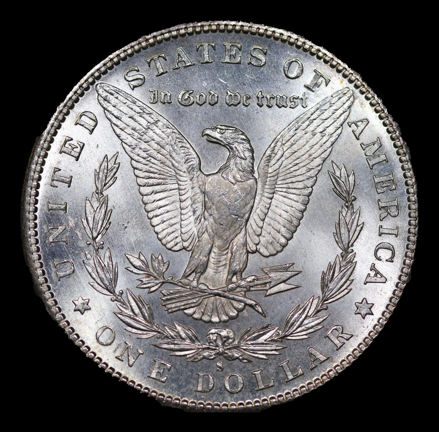 ***Auction Highlight*** 1886-s Morgan Dollar 1 Graded ms64+ BY SEGS (fc)