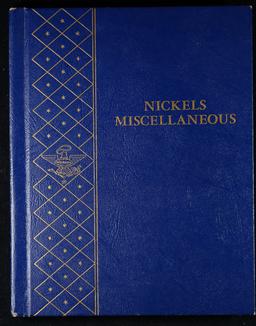 Whitman Miscellaneous Nickels Collectors Book - No Coins Included