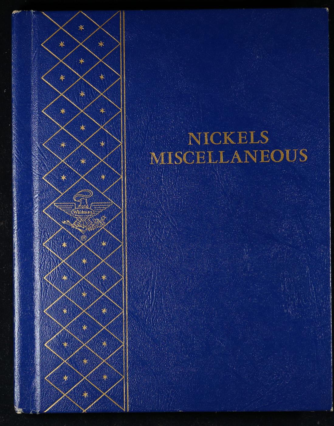 Whitman Miscellaneous Nickels Collectors Book - No Coins Included