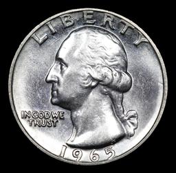 1965 SMS Washington Quarter 25c Grades sp66