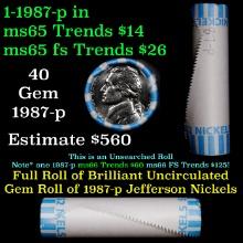 INSANITY The CRAZY Nickel Wheel 1000’s won so far, WIN this 1987-p BU Roll get 1-5 free OBW