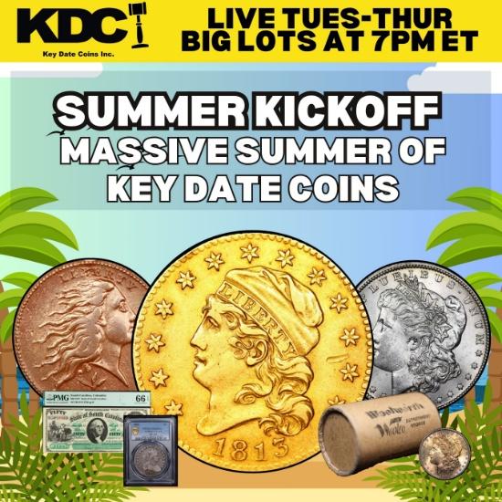 MASSIVE Summer Kickoff! Rare Coin Auction 25 pt 2