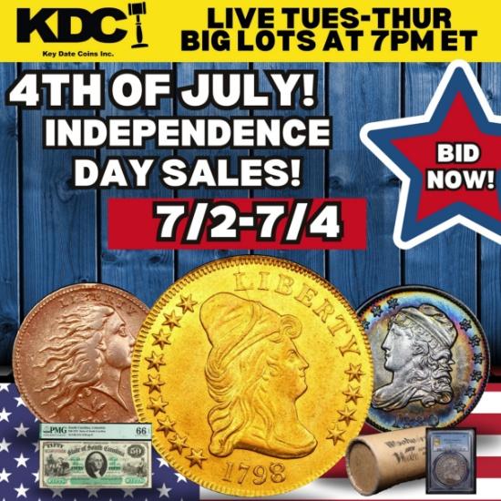 July Independence Day Sales Rare Coin Auction 26.2