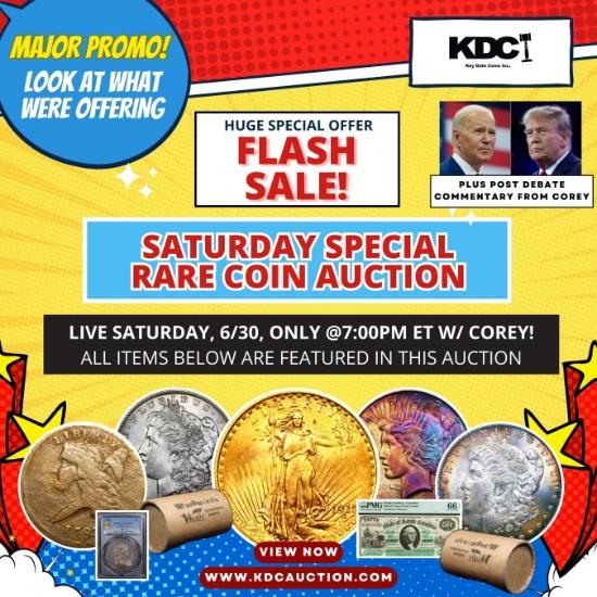 FLASH SALE! Saturday Special Rare Coin Auction 252