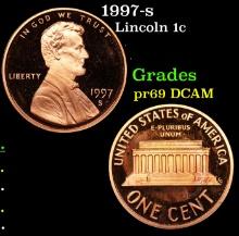 Proof 1997-s Lincoln Cent 1c Grades GEM++ Proof Deep Cameo