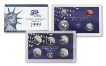 1989 United States Mint Proof Set 5 coins