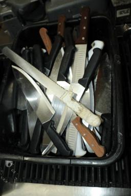 Buckets of Chef & Bread Knives