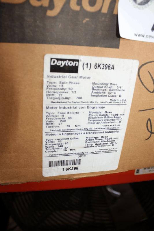 Dayton 6K396A Gear Motor New