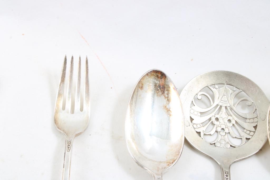 Mixed Lot 6 1/2 Lbs. Silverplate Flatware