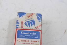 Constructo Chinese Junk Model Ship in Orig. Box
