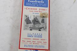 Constructo Chinese Junk Model Ship in Orig. Box