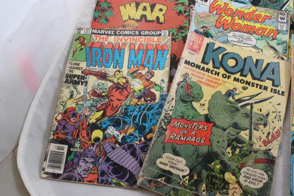 12 Vintage Super Hero Comic Books