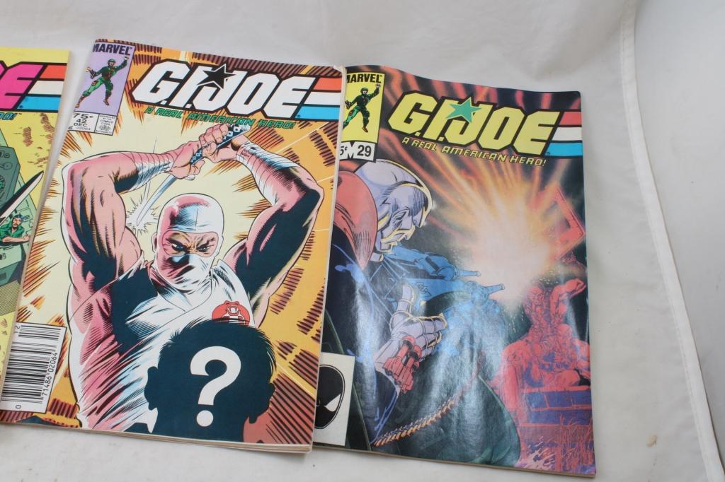 12 Vintage Super Hero Comic Books