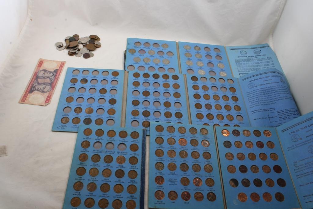Jefferson Nickels, Lincoln Cents, Foreign Money