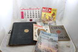 Hollywood Scrapbook, Men's Magazines, Coin Book