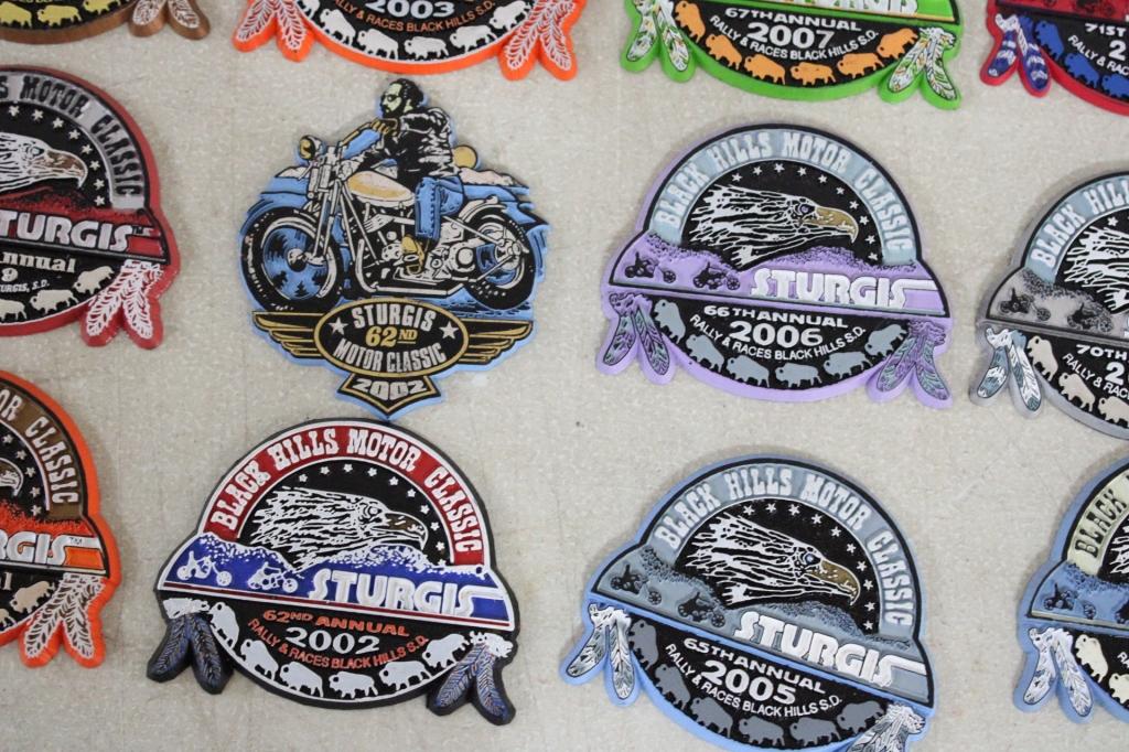 28 Yrs Motorcycle Sturgis Rubber Magnets