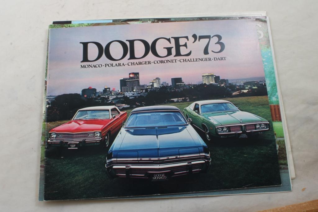 6 1960's Dodge Automobile Sales Brochures