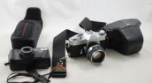 Yashica TL-Super & Nikon Zoom Touch Cameras