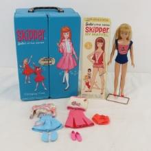 1965 Blonde Skipper Bend Legs Doll & Accessories