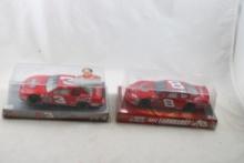 2 Dale Earnhardt & Jr. #3 & 8 1:24 Diecast Cars